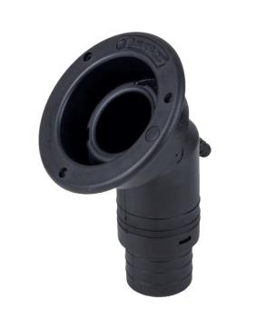 Zadi påfyldningshals diesel Ø40mm, lang, sort