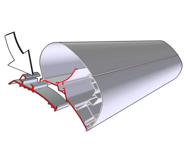 Caravanadapter til Prostor markiser 300 + 600 Adapt.5,5m