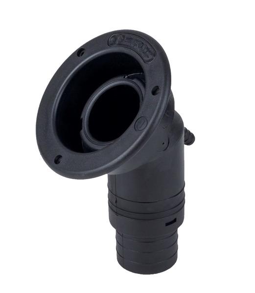 Zadi påfyldningshals diesel Ø40mm, lang, sort